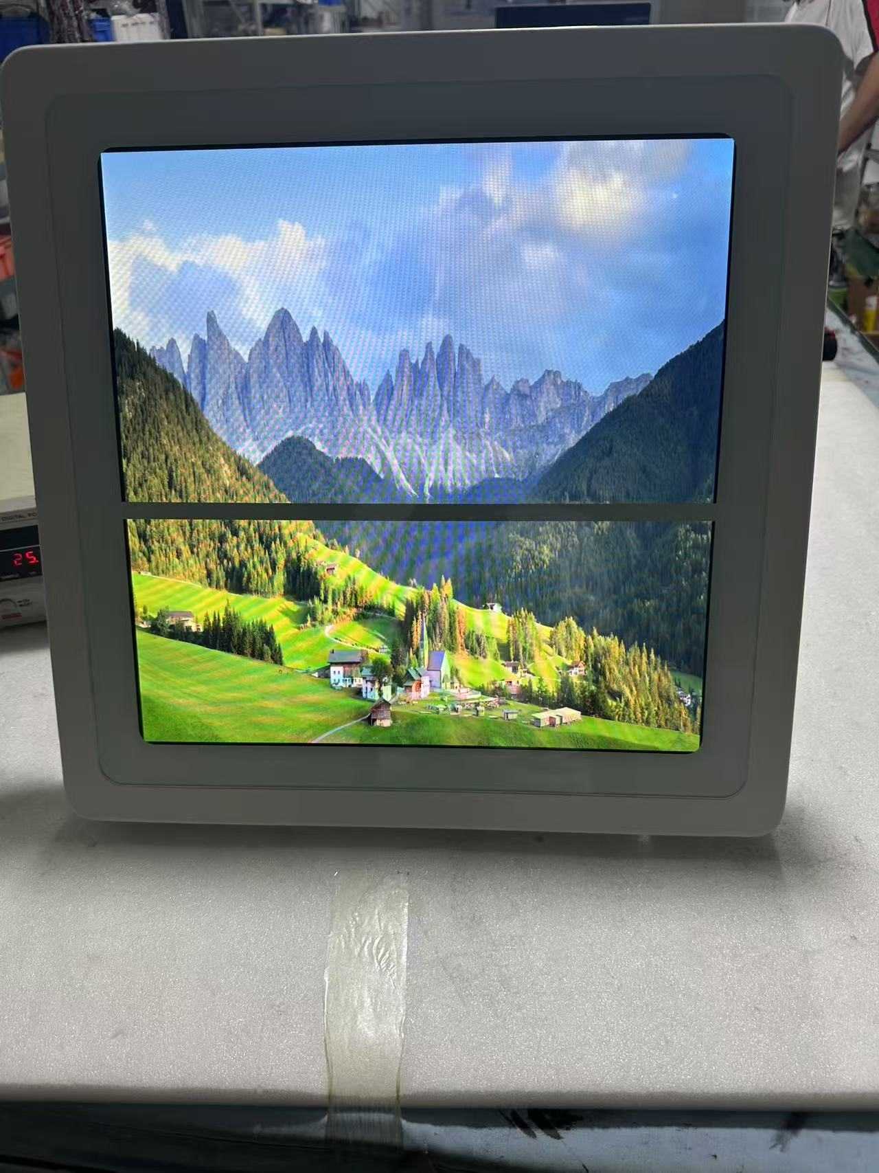 19.2inch Square Touch Monitor Wall Muntatutako mahaigaineko helburu bikoitza